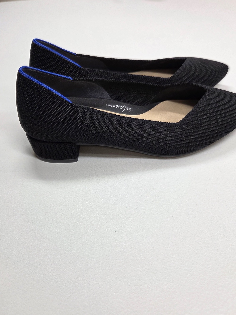 NWOB ROTHY’S The High Point Block Heel Women’s Size 8 Black 8000 - Picture 4 of 11